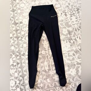 Gymshark x Whitney Simmons seamless black leggings